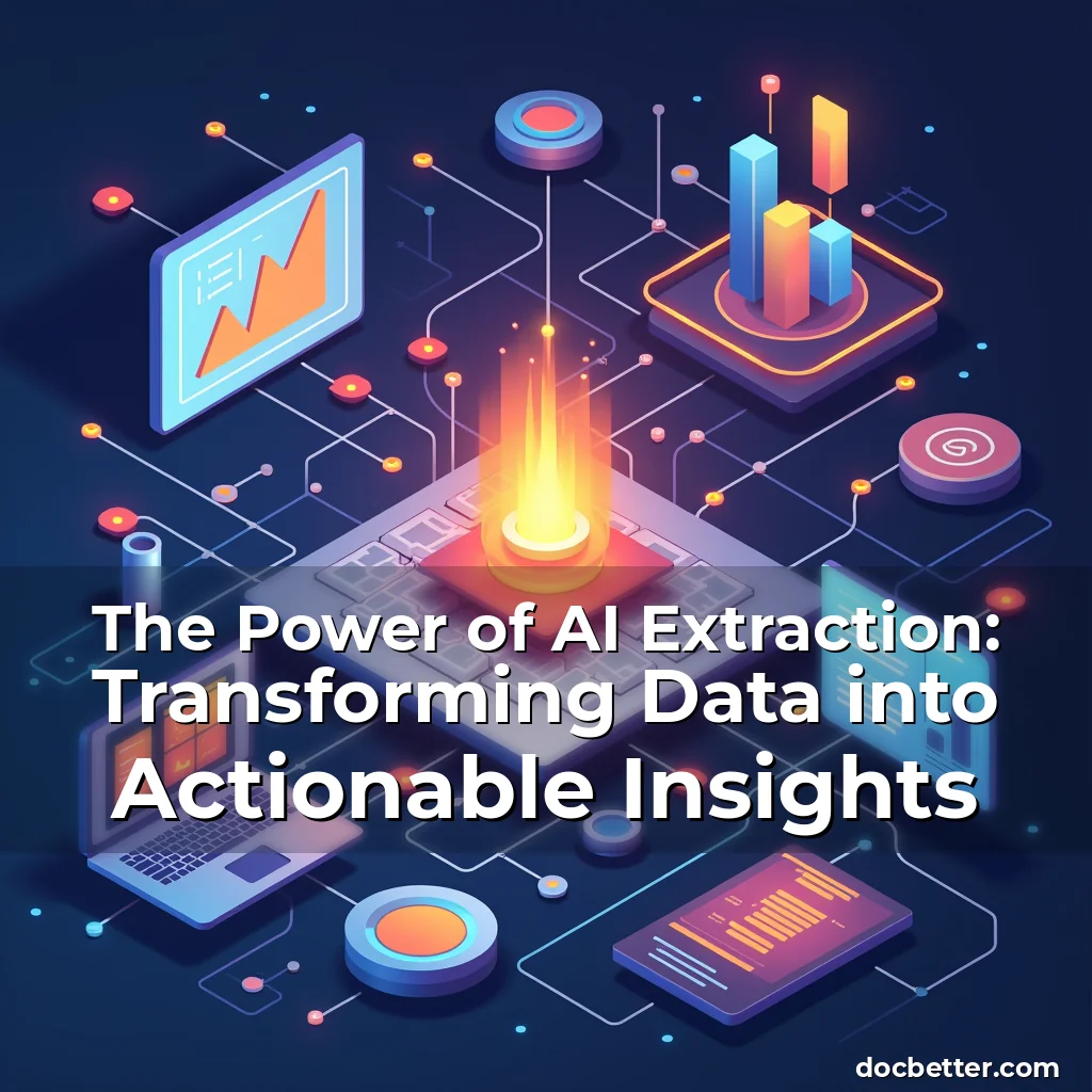 Read more about the article The Power of AI Extraction: Transforming Data into Actionable Insights