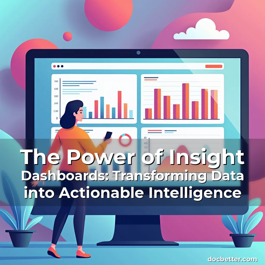 Read more about the article The Power of Insight Dashboards: Transforming Data into Actionable Intelligence