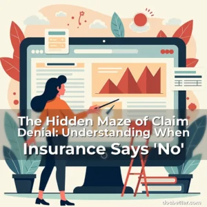 Artistic representation for The Hidden Maze of Claim Denial: Understanding When Insurance Says 'No'