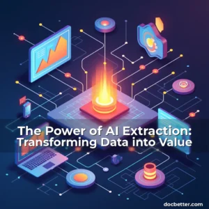 Read more about the article The Power of AI Extraction: Transforming Data into Value