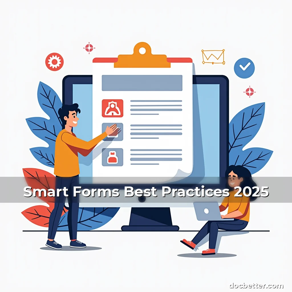 Artistic representation for Smart Forms Best Practices 2025