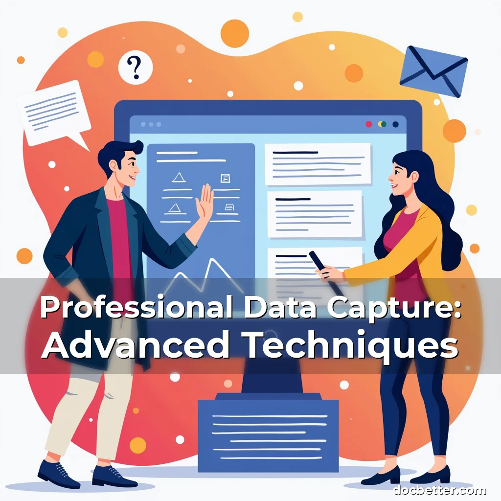 Artistic representation for Professional Data Capture: Advanced Techniques