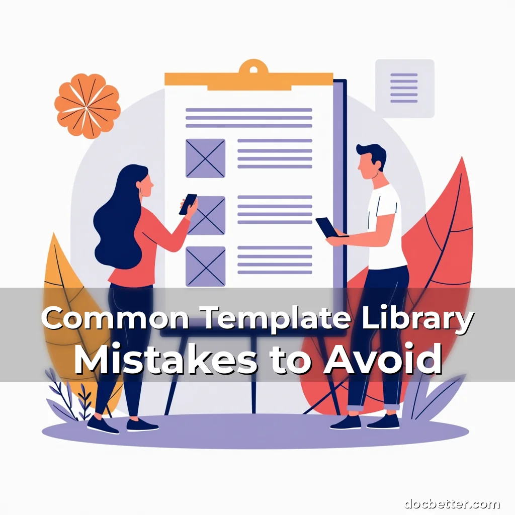 Artistic representation for Common Template Library Mistakes to Avoid