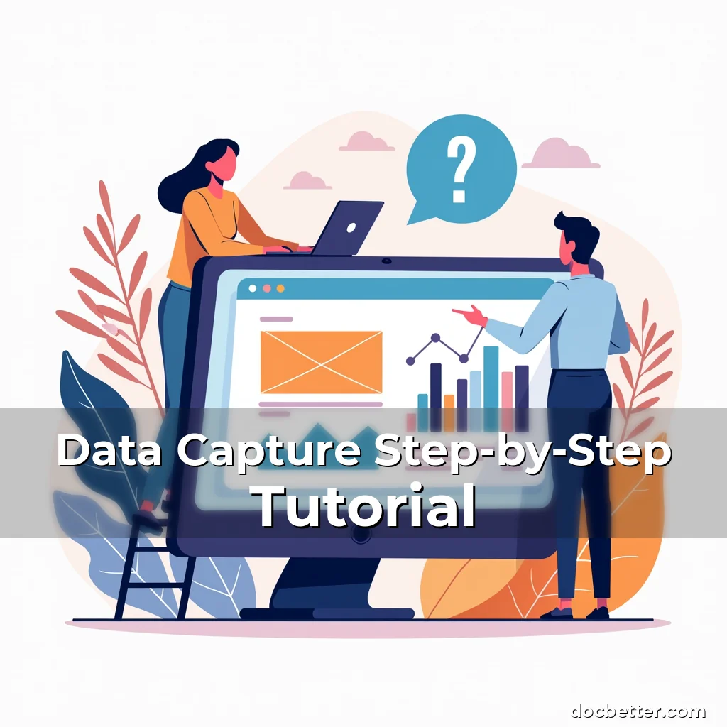 Artistic representation for Data Capture Step-by-Step Tutorial