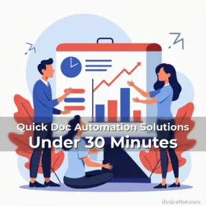 Artistic representation for Quick Doc Automation Solutions Under 30 Minutes