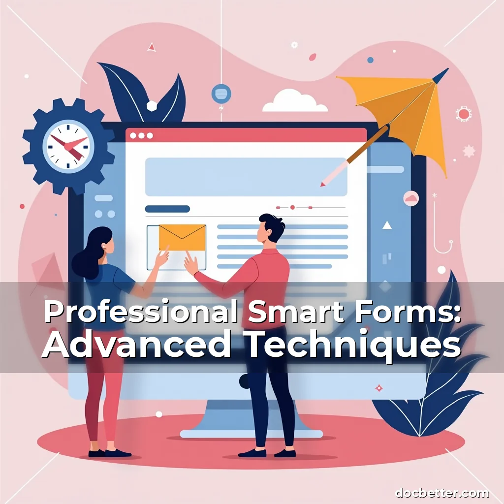 Artistic representation for Professional Smart Forms: Advanced Techniques