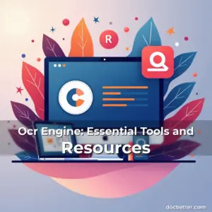 Artistic representation for Ocr Engine: Essential Tools and Resources