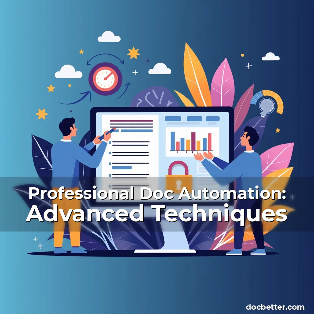 Artistic representation for Professional Doc Automation: Advanced Techniques