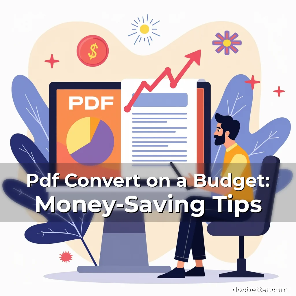 Pdf Convert on a Budget: Money-Saving Tips