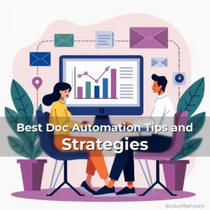 Artistic representation for Best Doc Automation Tips and Strategies