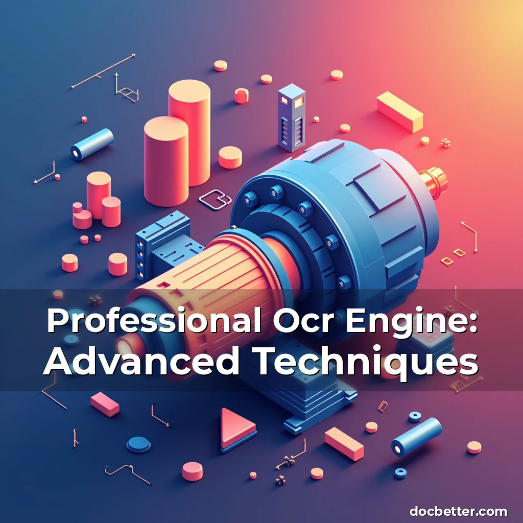 Artistic representation for Professional Ocr Engine: Advanced Techniques