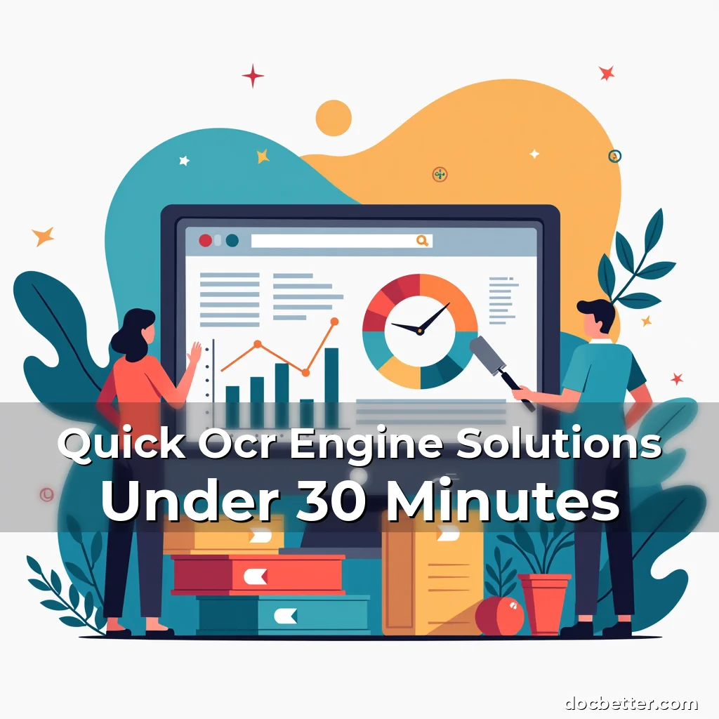 Artistic representation for Quick Ocr Engine Solutions Under 30 Minutes