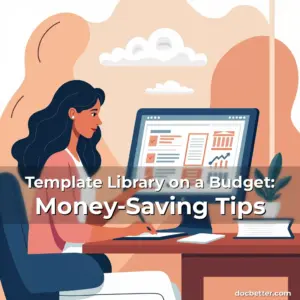 Artistic representation for Template Library on a Budget: Money-Saving Tips
