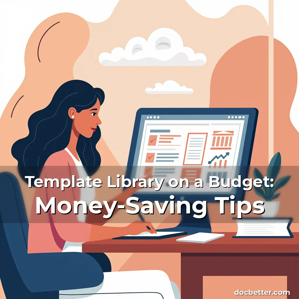 Artistic representation for Template Library on a Budget: Money-Saving Tips